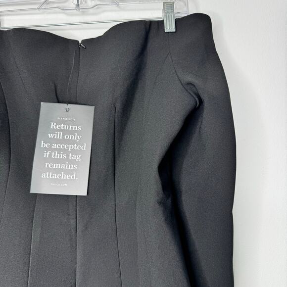 Tuckernuck Black Blakely Mini Dress Size 10 - Picture 7 of 8